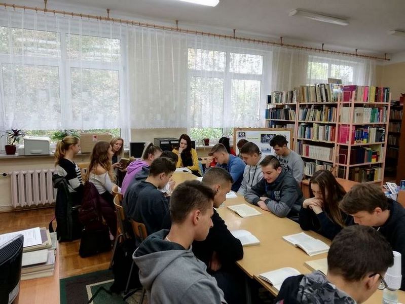 Czytanie "Przedwiośnia" Stefana Żeromskiego w naszej szkole