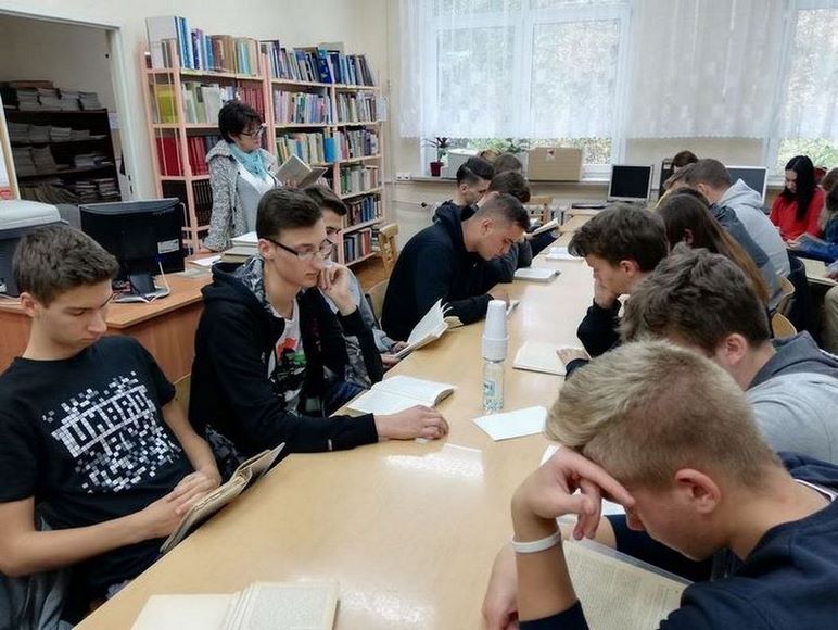 Czytanie "Przedwiośnia" Stefana Żeromskiego w naszej szkole