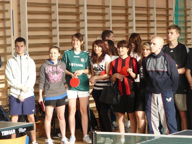 Drużynowe mistrzostwa rejonu w tenisie stołowym dziewcząt i chłopców