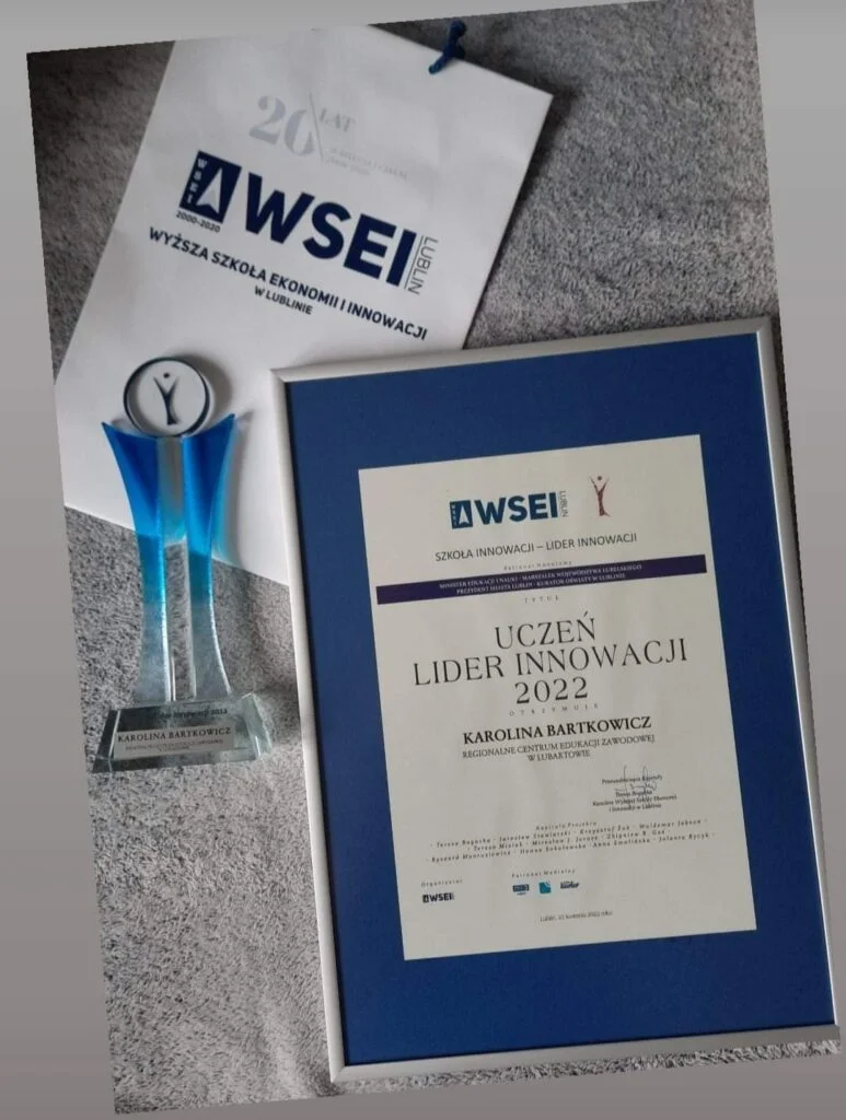 RCEZ z tytułami WSEI Lider Innowacji 2022!