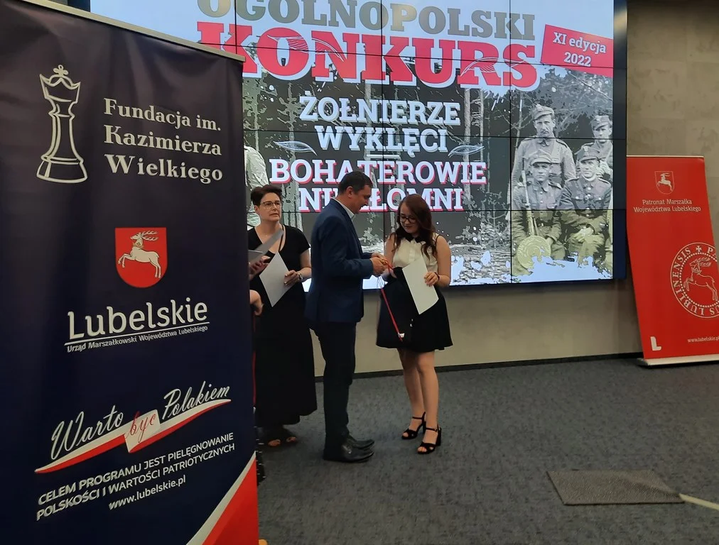 I miejsce Klaudii Kęski w XI edycji Ogólnopolskiego Konkursu „Żołnierze Wyklęci – Bohaterowie Niezłomni”