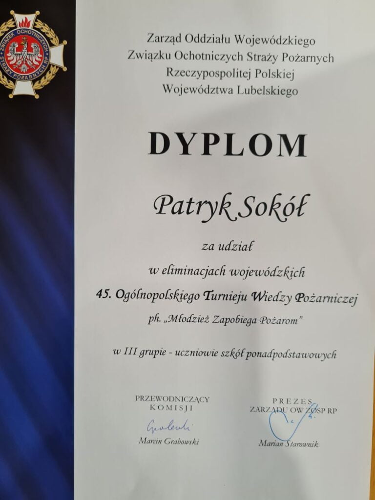 Młodzież Zapobiega Pożarom