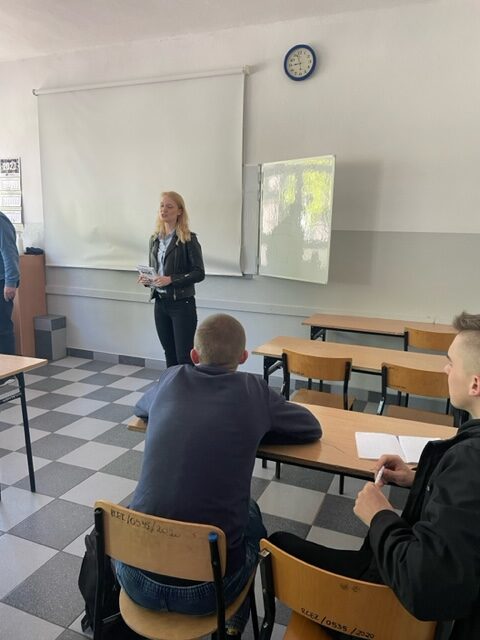 Centrum Kształcenia Językowego ,, The Point " z wizytą w naszej szkole!