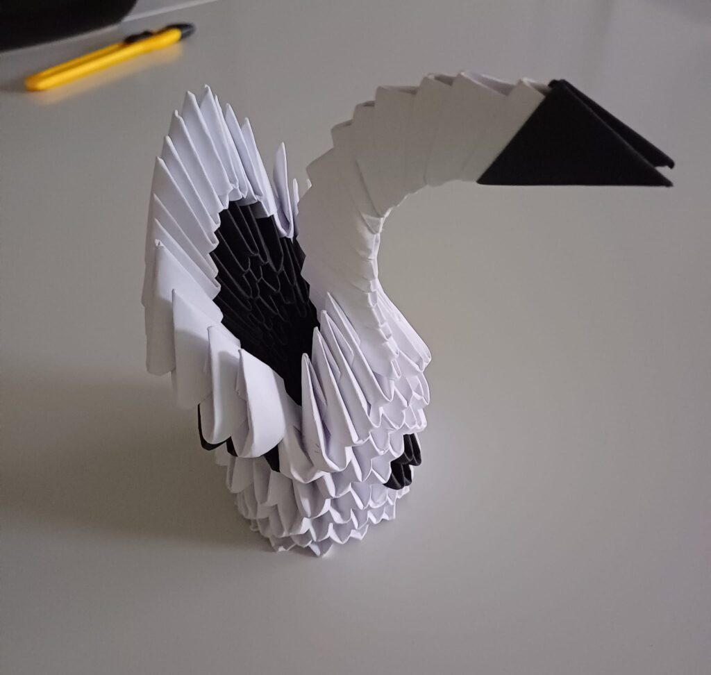 Zajecia Warsztatowe Origami Modulowe „labedz 4