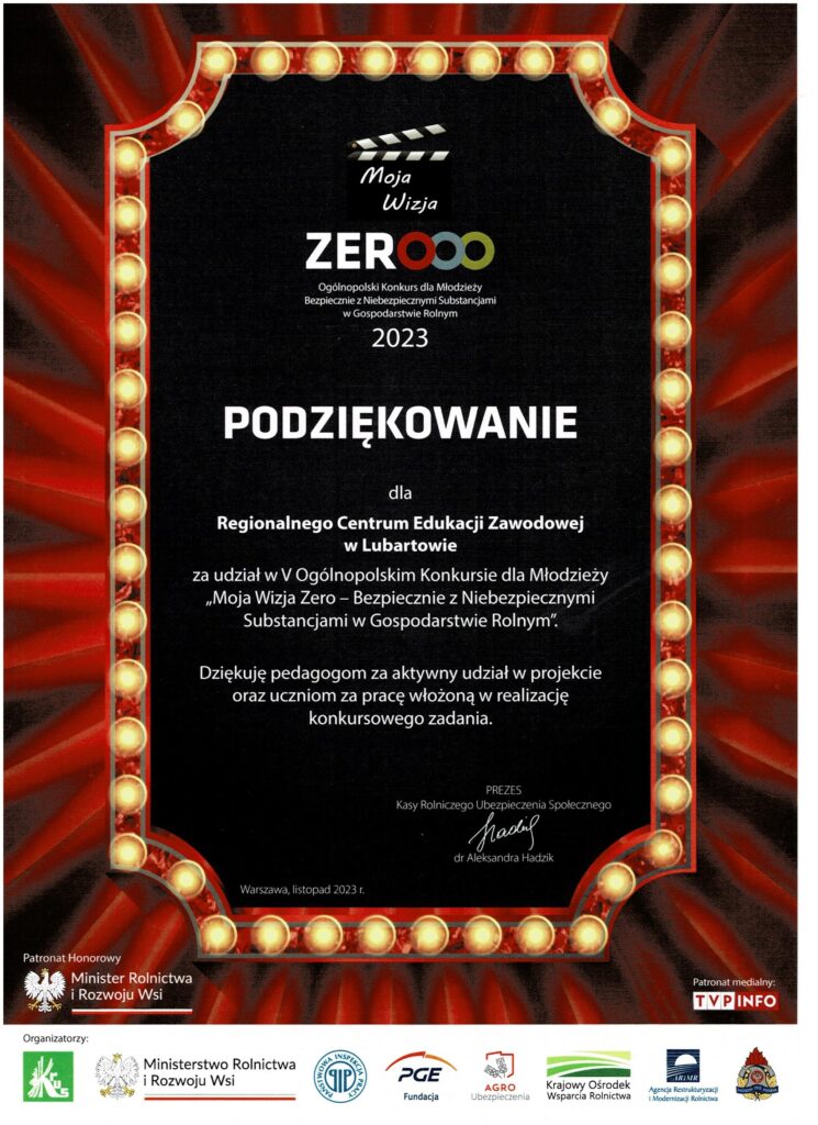 Podziękowanie Zeroo