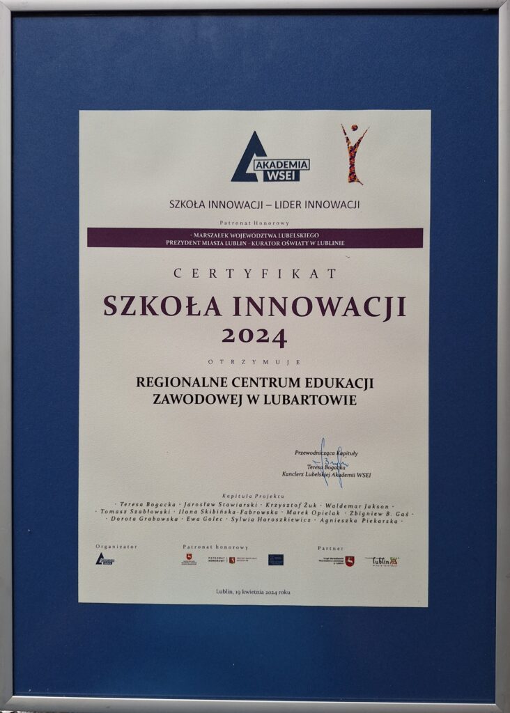 Rcez Laureatem Konkursu „szkola Innowacji 6
