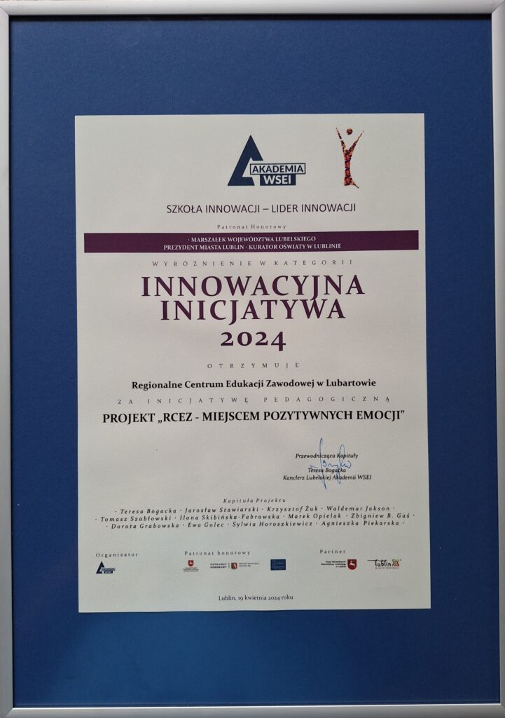 Rcez Laureatem Konkursu „szkola Innowacji 7