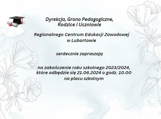 Zakonczenie Roku Szkolnego 2023 2024