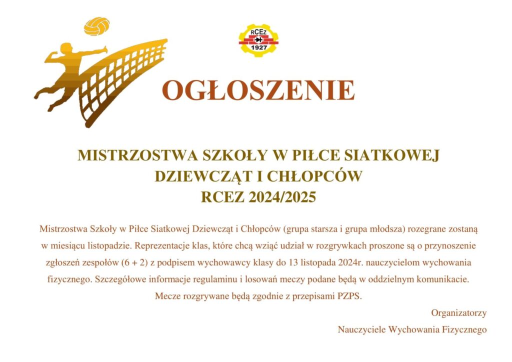 Ogłoszenie Siatkówka 2024 1