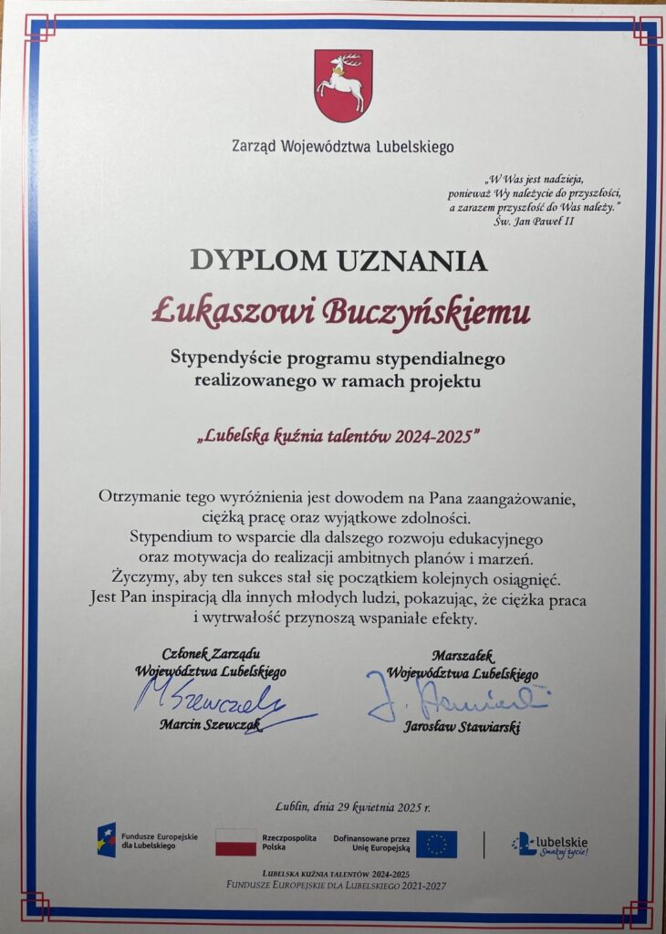 Lubelska kuźnia talentów 2024-2025