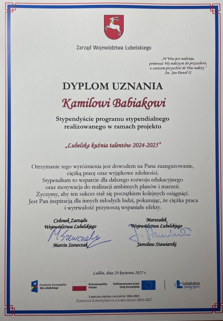 Lubelska kuźnia talentów 2024-2025