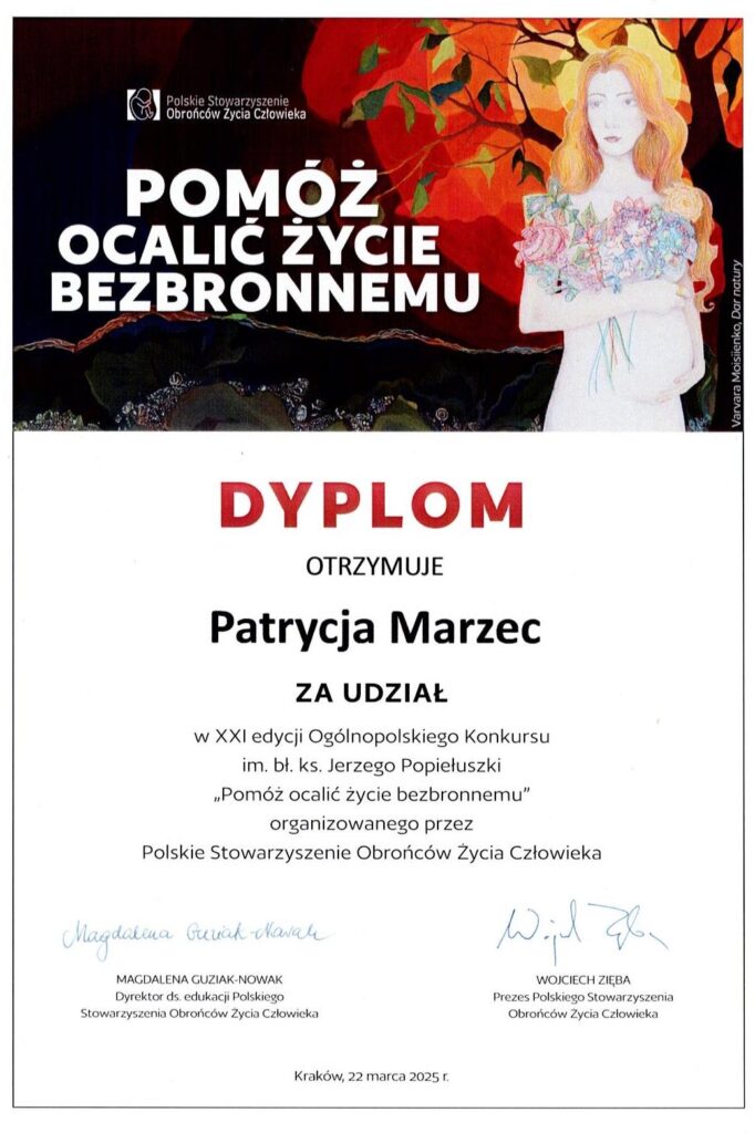 Konkurs religijny plastyczny - Patrycja Marzec