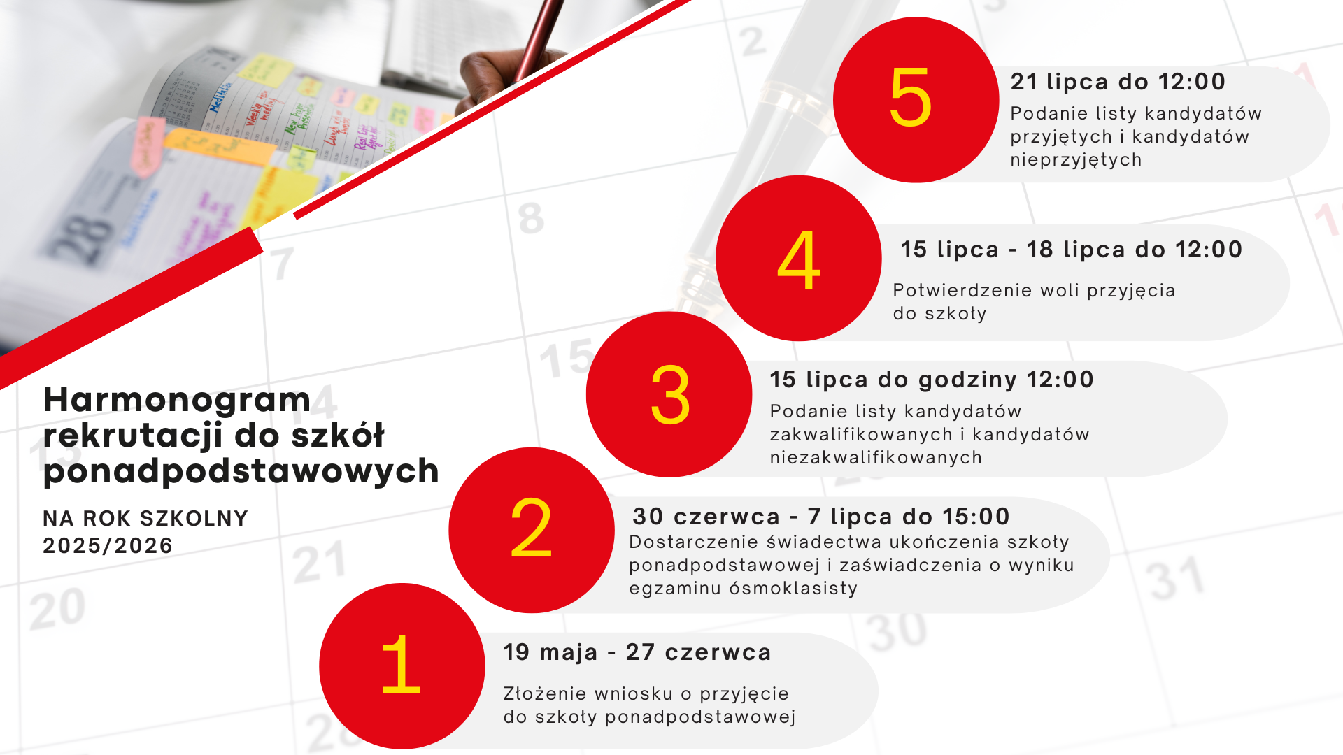 Rcez 2025 2026 harmonogram rekrutacji