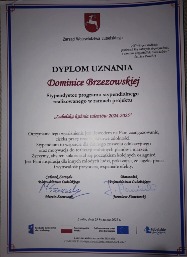 Lubelska kuźnia talentów 2024-2025