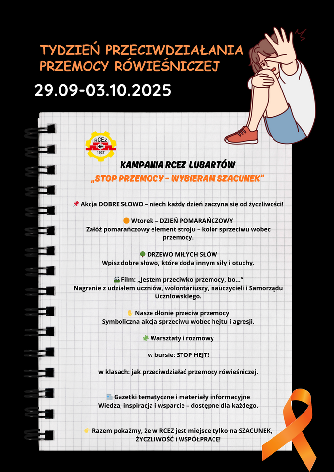TydzieŃ przeciwdziaŁania przemocy rÓwieŚniczej