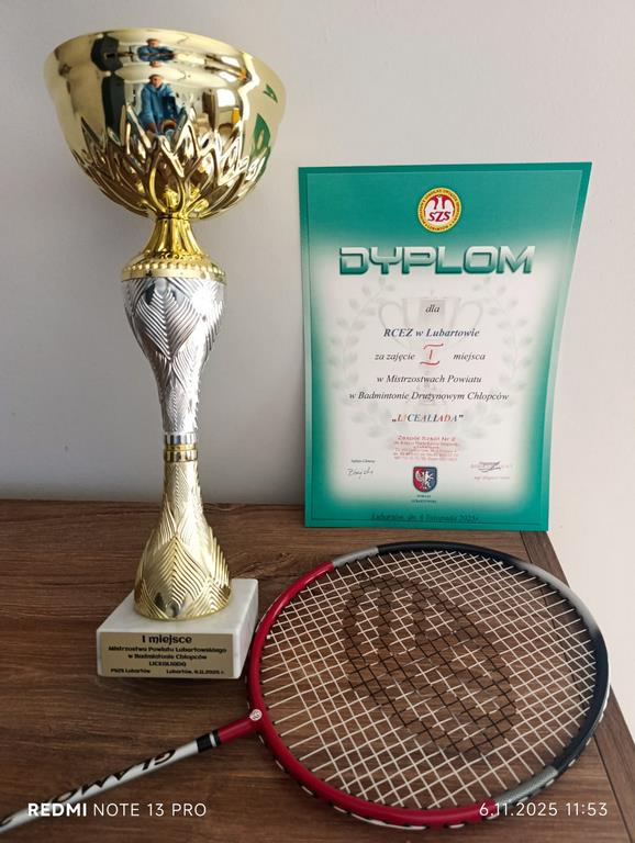 Badmintoniści z RCEZ Mistrzem Powiatu