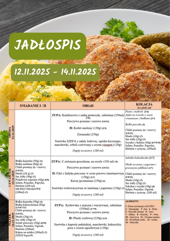 Jadłospis 12 14.11.2025