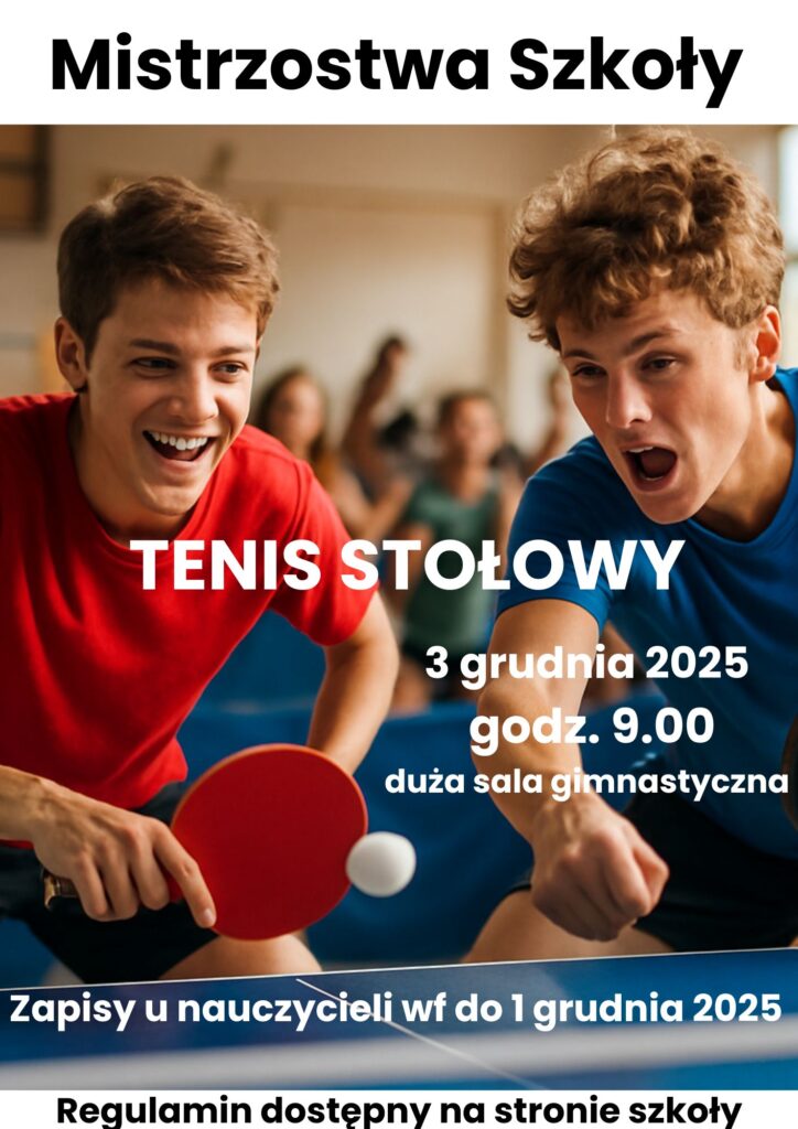 MISTRZOSTWA SZKOŁY W TENISA STOŁOWEGO – kopia