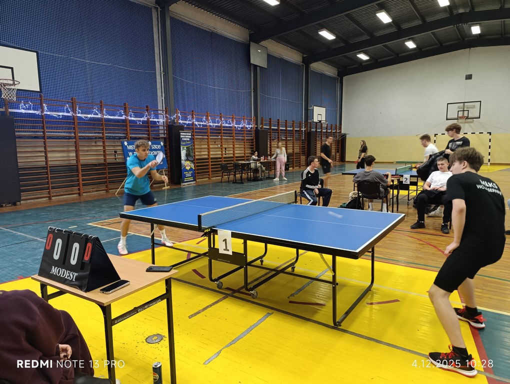 Mistrzostwa Szkoły Dziewcząt i Chłopców w Tenisie Stołowym 2025/2026