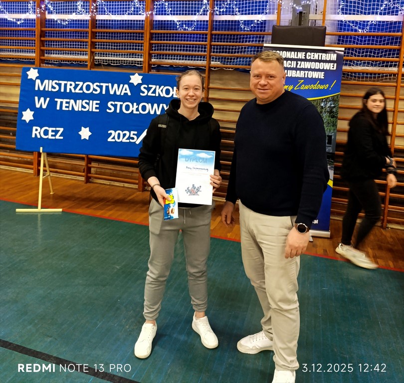 Mistrzostwa Szkoły Dziewcząt i Chłopców w Tenisie Stołowym 2025/2026