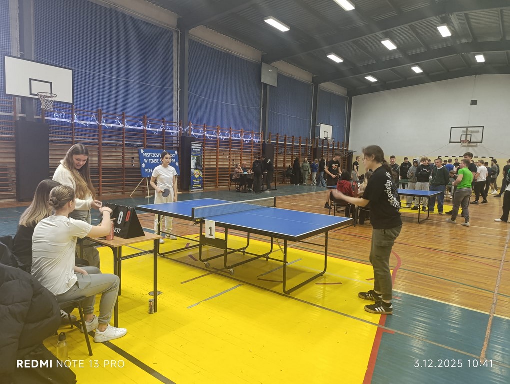 Mistrzostwa Szkoły Dziewcząt i Chłopców w Tenisie Stołowym 2025/2026