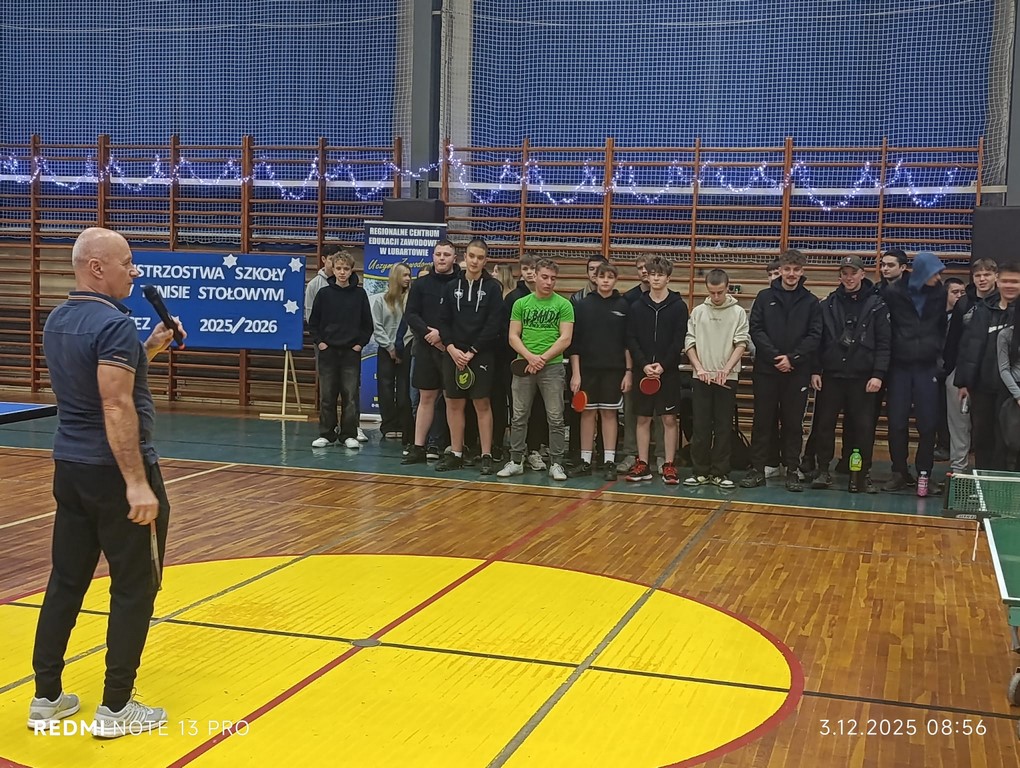 Mistrzostwa Szkoły Dziewcząt i Chłopców w Tenisie Stołowym 2025/2026