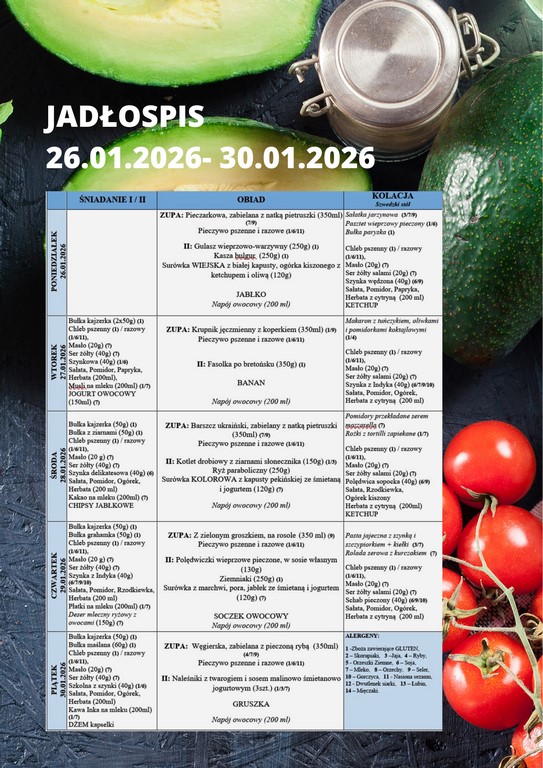 Jadłospis 26 30.01.2026