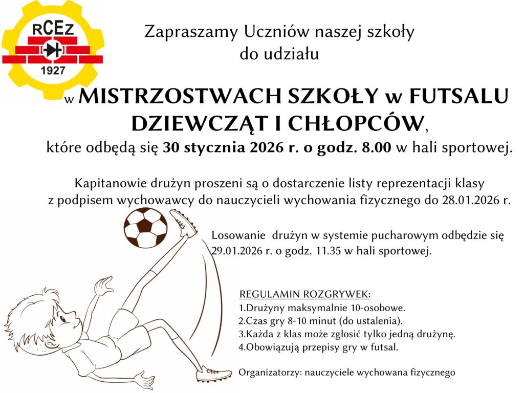 Ogłoszenie FUTSAL2026