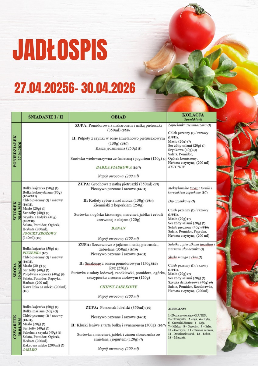 Jadłospis 27 30.04.2026