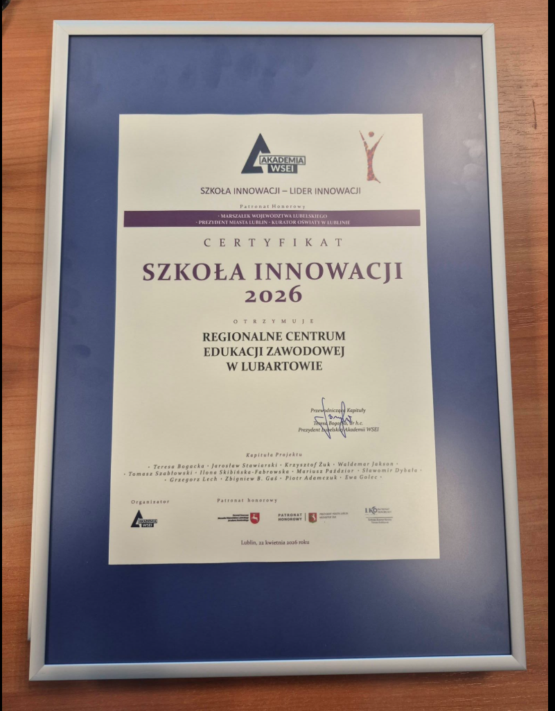 RCEZ po raz szósty z nagrodą Akademii WSEI!