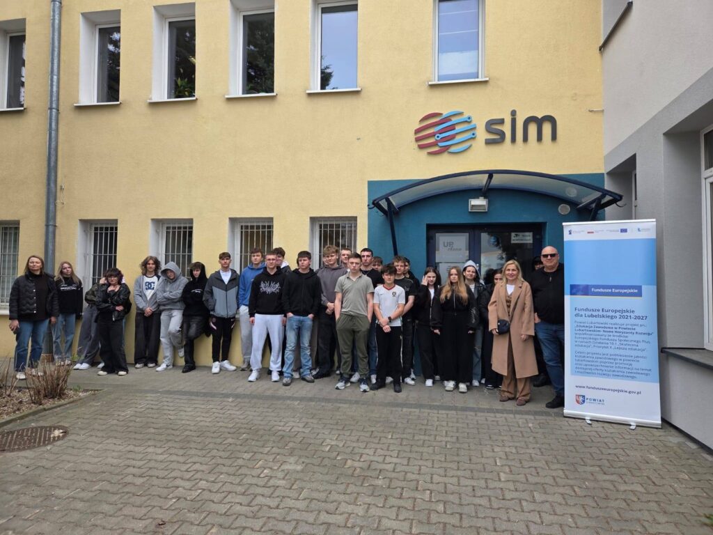 Wizyta uczniów w firmie Spółka Inżynierów SIM