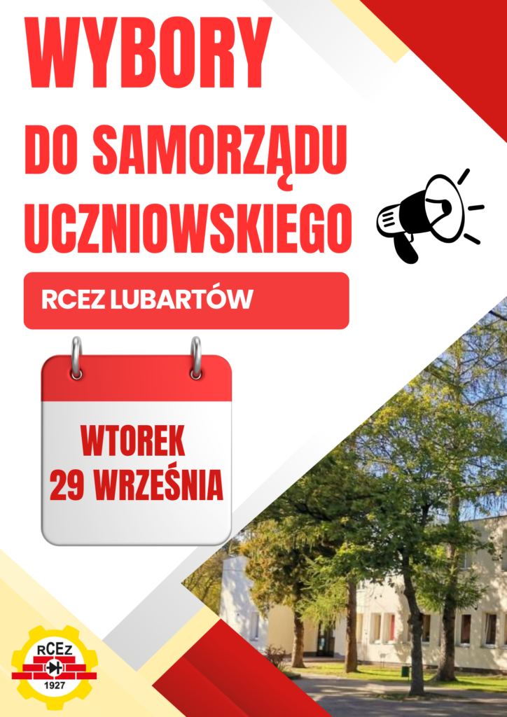 Black and Red Modern Election Poster