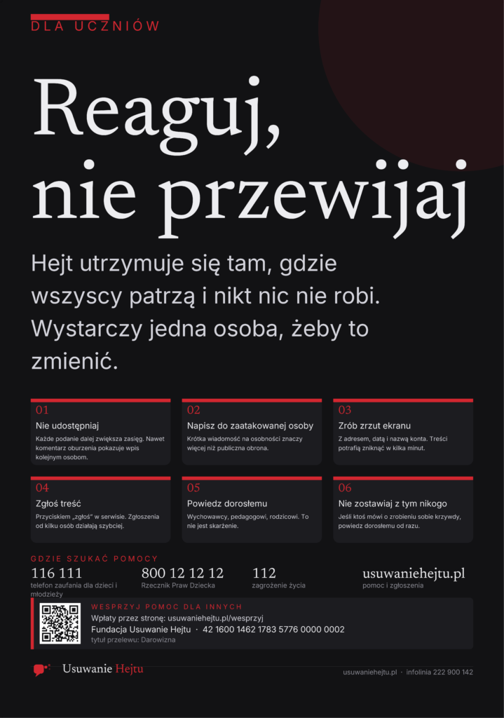 Usuwanie Hejtu