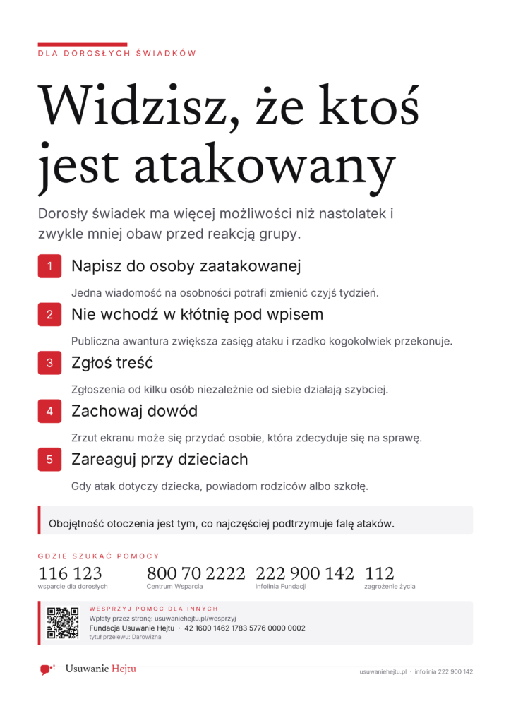 Usuwanie Hejtu